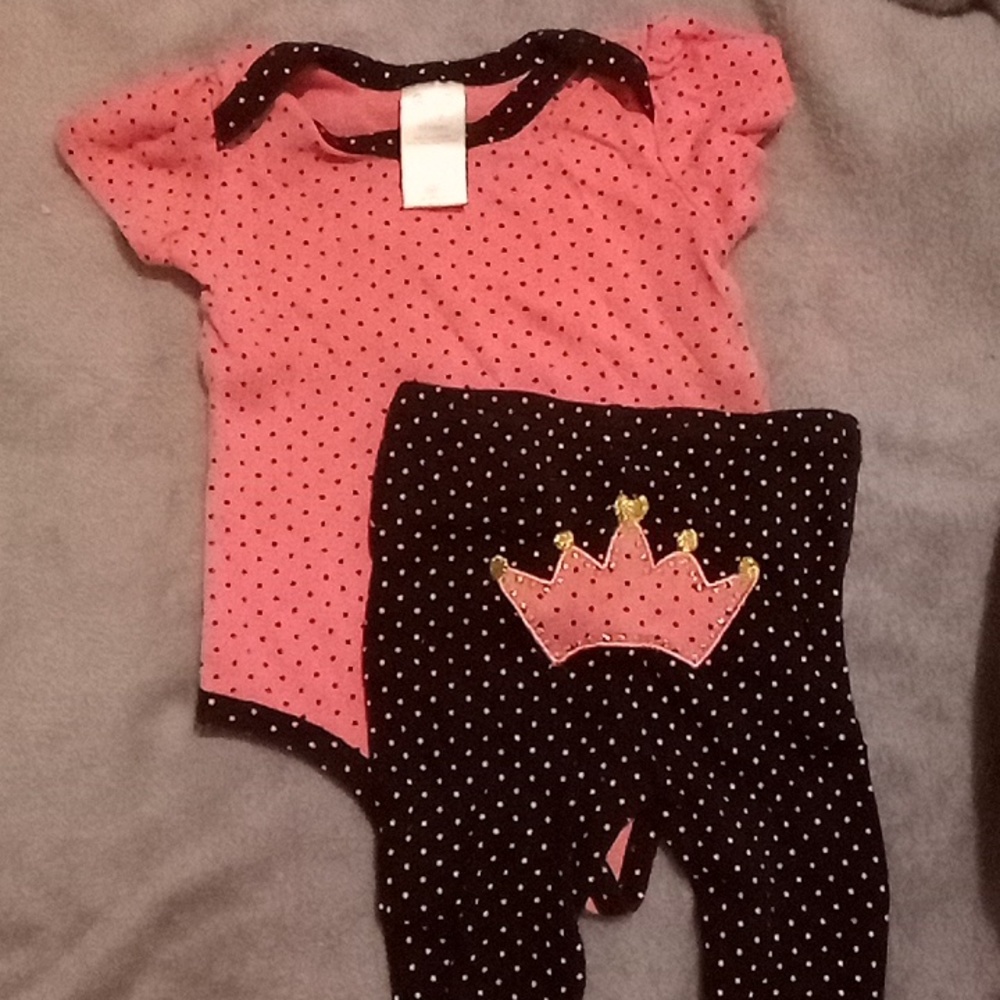3-6 month baby girl set